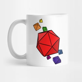 Gay Pride Colors Dice Mug